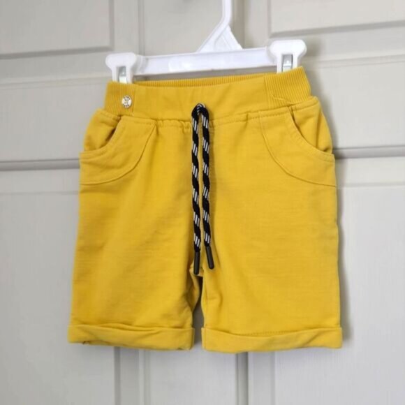 Mums Care Yellow Shorts - Picture 1 of 4